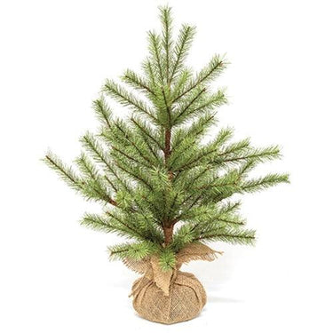Bristle Country Pine Tree in Burlap Base 24 - The Fox Decor